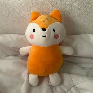 animal adventure orange white fox plush